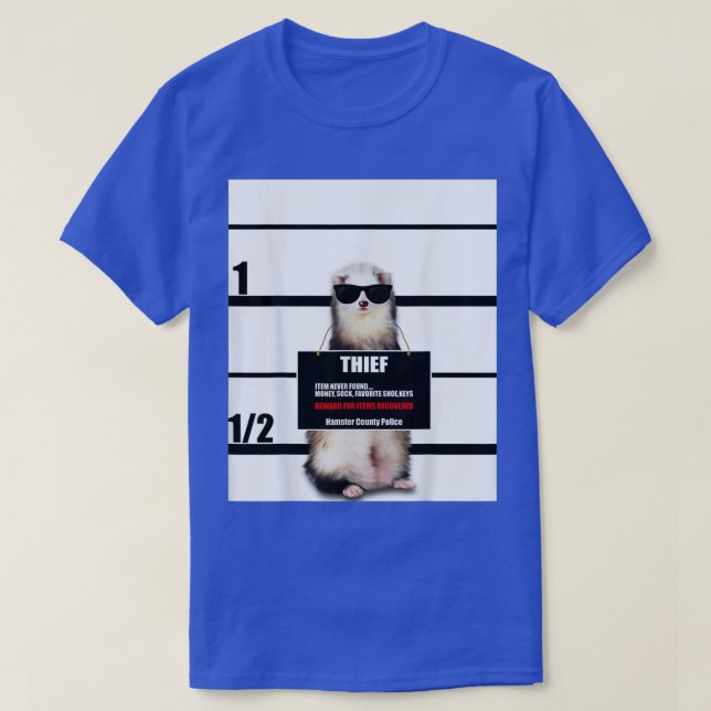 T-shirt Ferret drôle pour animal  (Design devant)
