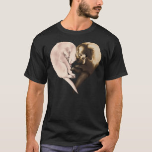 T-shirt Ferret Love