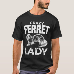 T-shirt Ferret Maman Drôle Pour Propriétaire Femmes Filles