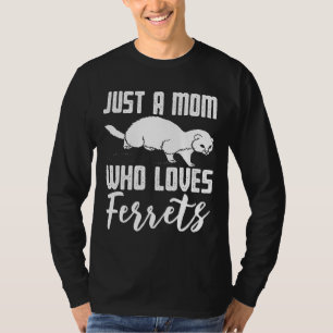 T-shirt Ferret Maman Tee - shirts Pour Ferret