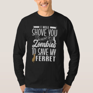 T-shirt Ferret Mom American Polecat