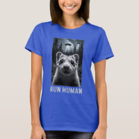 Ferret Selfie UFO Fun Quirky Art