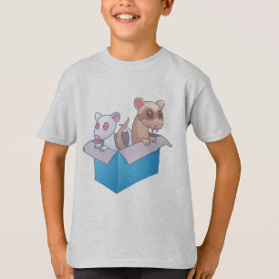 T-shirt Ferrets dans une boîte