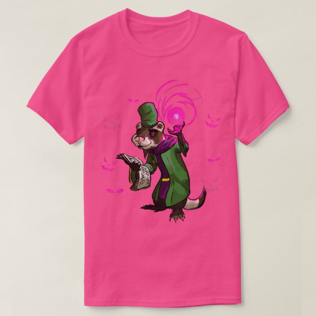 T-shirt Ferrets Witch, Halloween pour garçon fille enfant  (Design devant)