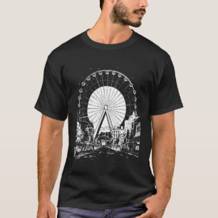 T-shirt Ferris Wheel Carnival Festival Comté Fair Amuseme