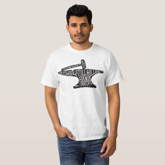 T-shirt Ferronneries de Rhésus "les peu " (Devant entier)