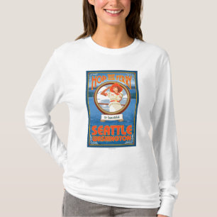 T-shirt Ferry d'équitation de femme - Seattle, Washington