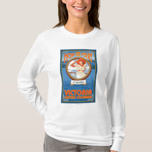 T-shirt Ferry d'équitation de femme - Victoria, AVANT