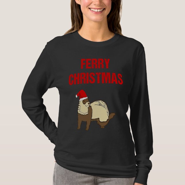 T-shirt Ferry Noël   Ferre pour Noël (Devant)
