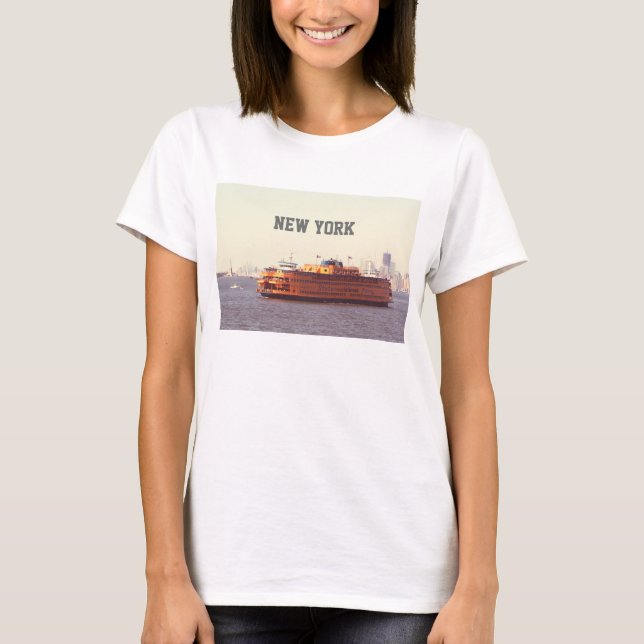 T-shirt ferry pour Staten Island, New York (Devant)