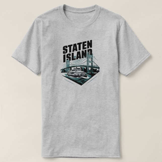 T-shirt Ferry Staten Island New York (Design devant)
