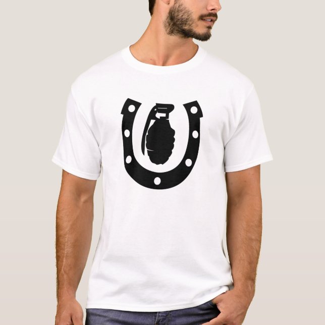 T-shirt Fers à cheval et grenades à main (Devant)