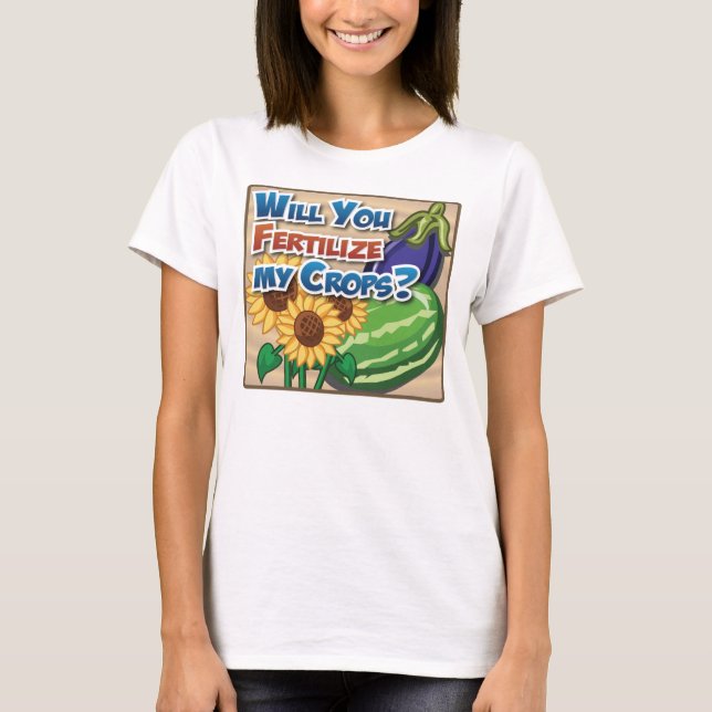 T-shirt Fertiliserez-vous mes cultures ? (Devant)
