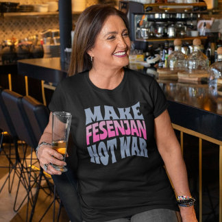 T-shirt Fesenjan pas la guerre | Drôle cadeau persan