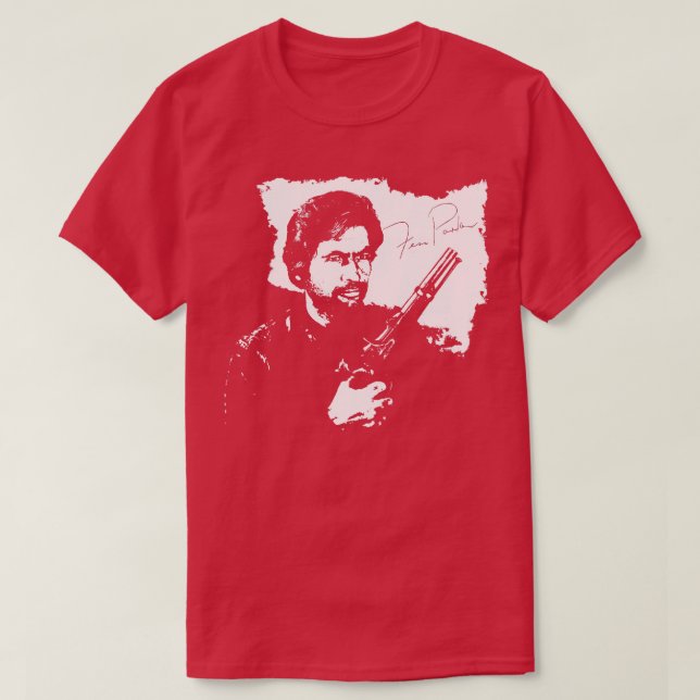 T-shirt Fess Parker comme Davy Crockett ou Daniel Boone (Design devant)