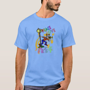 T-shirt Fest de jazz d'amour de paix