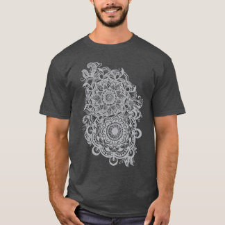 T-shirt Fest floral de musique de yoga de Boho de hippie