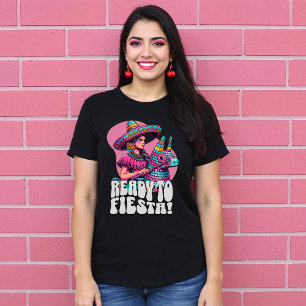 T-shirt Festif amusant prêt à fêter la Piñata mexicaine