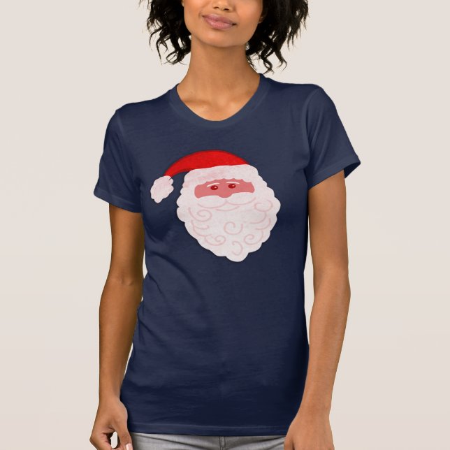 T-shirt festif pour Noël Père Noël (Devant)