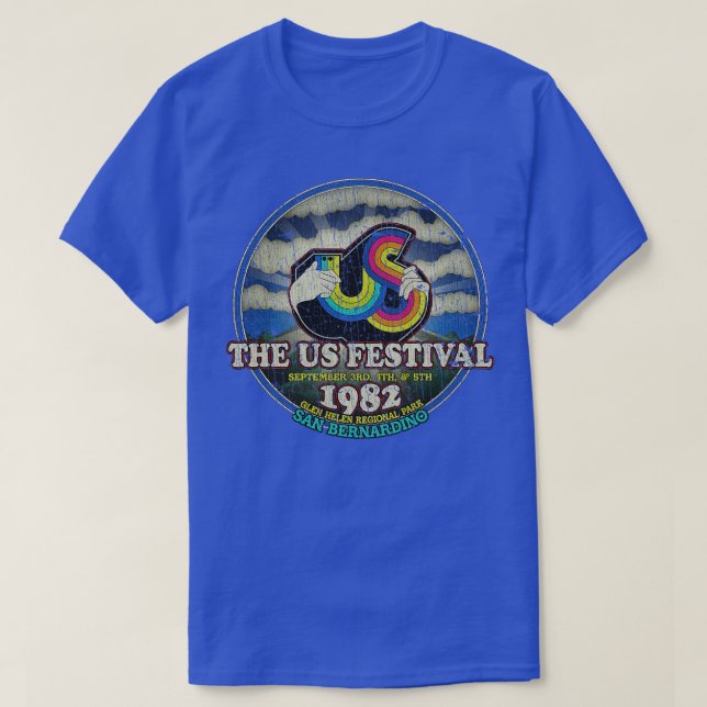 T-shirt Festival américain 1982 (Design devant)