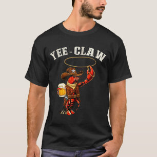 T-shirt Festival de fruits de mer cajuns Yee Claw Funny Cr