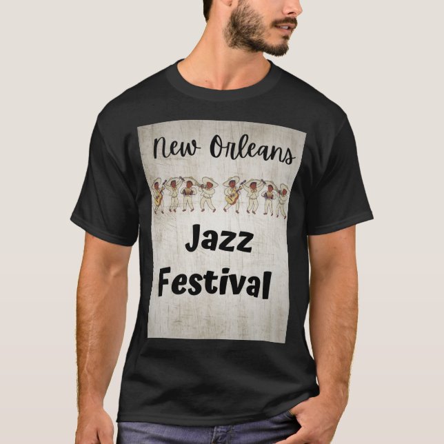 T-shirt Festival de jazz de New Orleans (Devant)