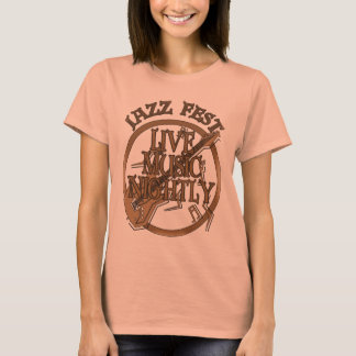T-shirt Festival de Jazz Live Music Sepia