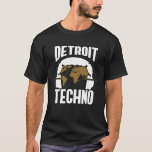 T-shirt Festival de musique techno house de Détroit Synthp