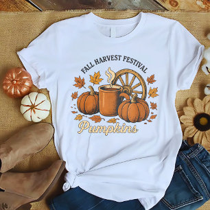 T-shirt Festival de récolte d'automne,T-shirt d'automne,ch
