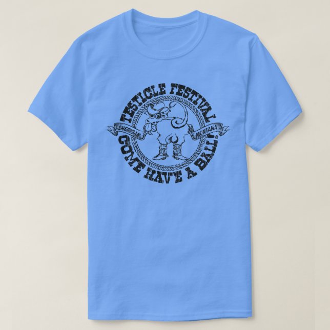 T-shirt Festival de testicules Sheridan 1982 (Design devant)