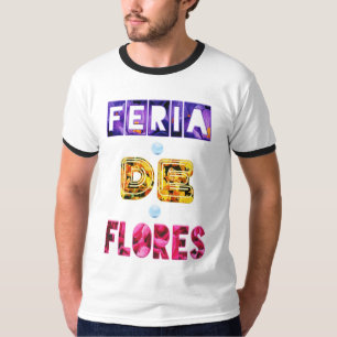 T-shirt Festival Des Fleurs Juillet Colombie Feria De Flor