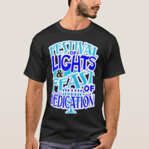 T-shirt Festival des lumières Fête de la dédicace Hanukka