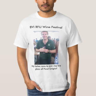 T-shirt Festival du vin de BVI RFU