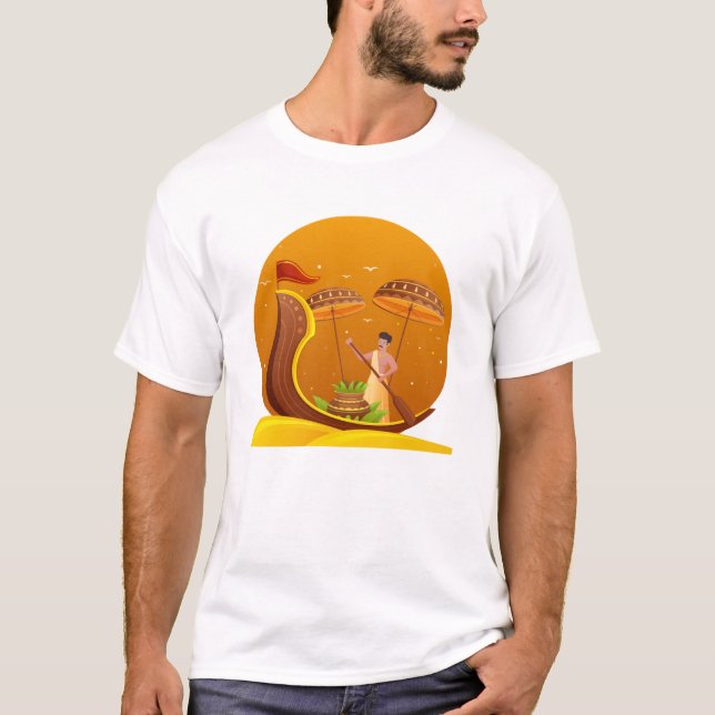 T-shirt Festival traditionnel de l'onam (Devant)