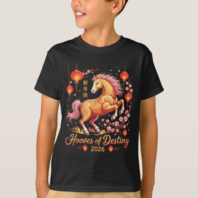 T-shirt Festive 2026 Horse Lady Hooves Of Destiny Zodiac G (Devant)