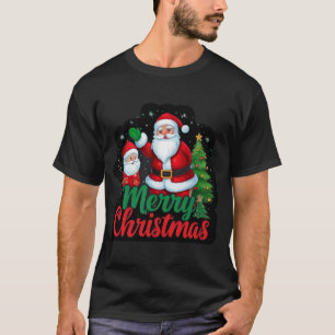 T-shirt "Festive Cheer : Joyeux sapin de Noël et design Pè