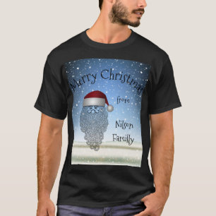 T-shirt Festive Chritsmas Party Funny mignon Santa Claus