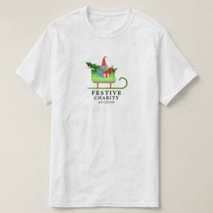 T-shirt Festive Elf Sleigh, Festive Charity Auction Event