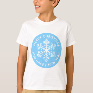 T-shirt Festive Festive de Flambeau de Neige (Enfa
