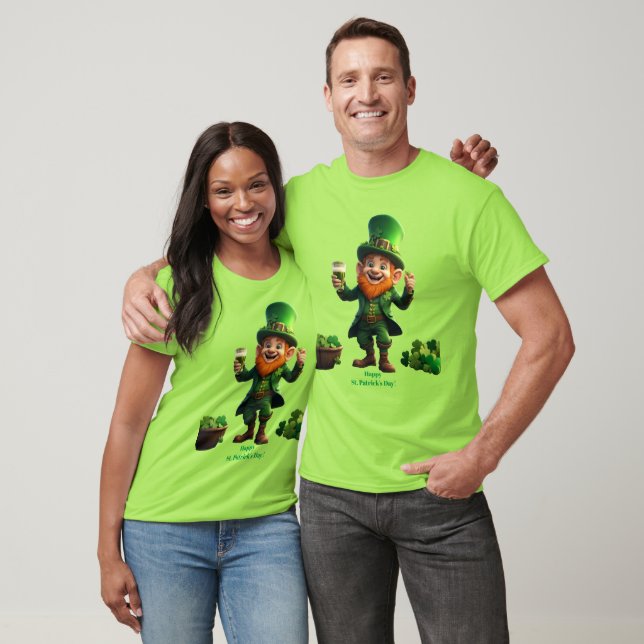 T-shirt Festive Leprechaun St. Patrick's Day (Unisexe)
