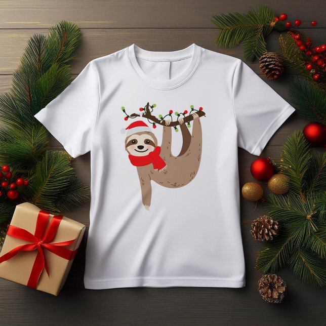 T-shirt Festive Noël Sloth (Créateur téléchargé)