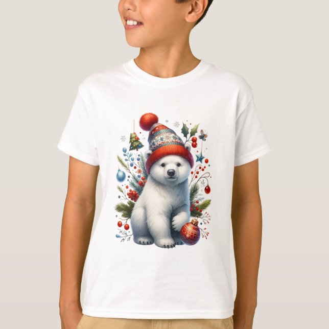 T-shirt Festive Polar Cub (Devant)