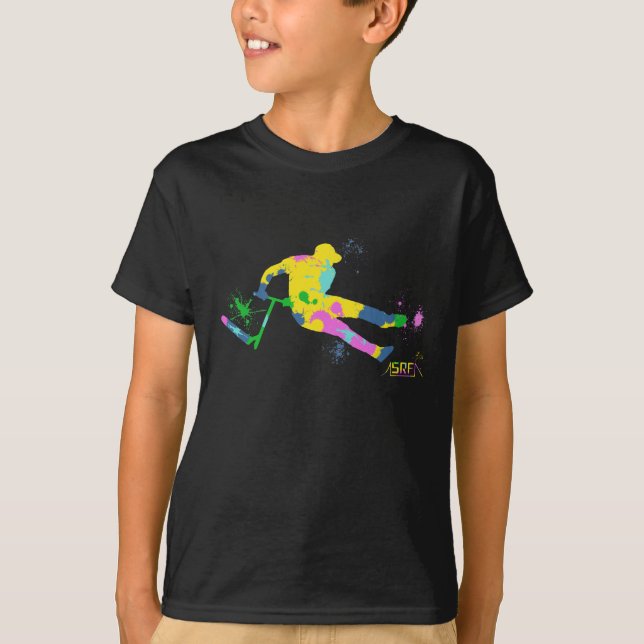 T-shirt festive scooter (Devant)