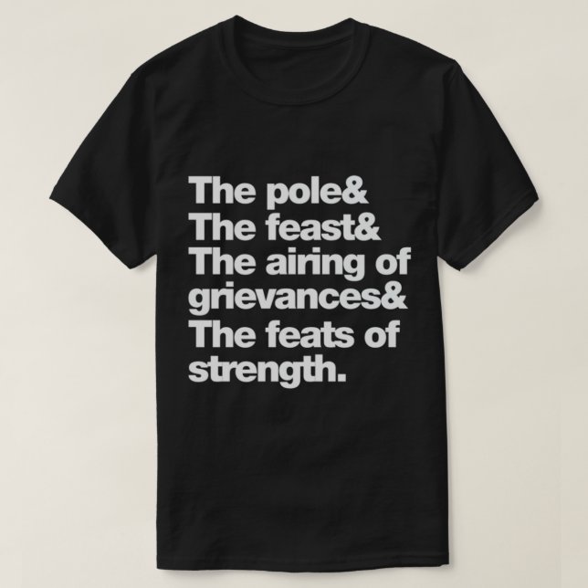 T-shirt Festivus (Design devant)
