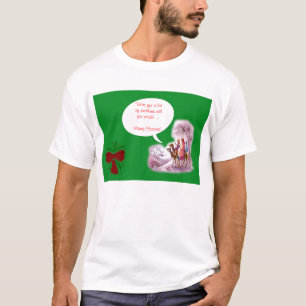 T-shirt Festivus heureux avec 3 sages