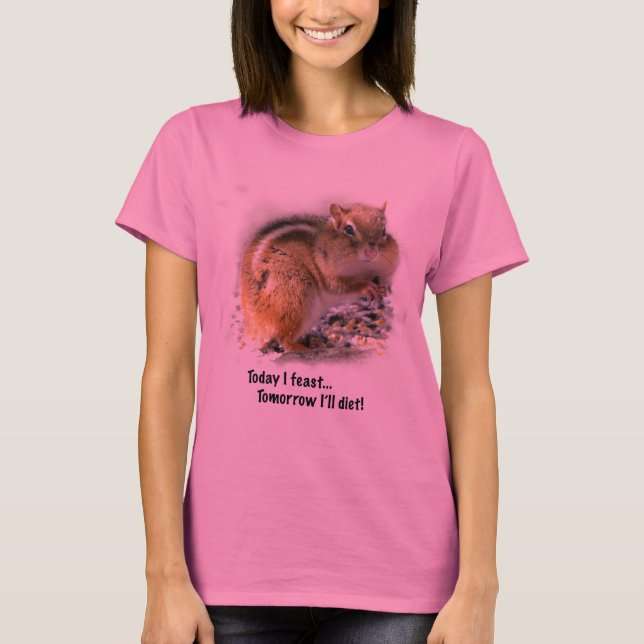 T-shirt Festoiement de la tamia (Devant)