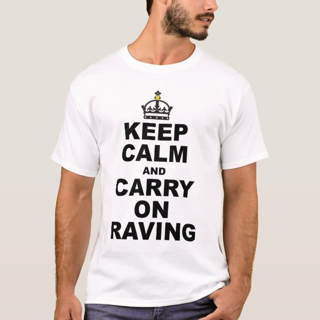 T-shirt fêtard calme (Devant)