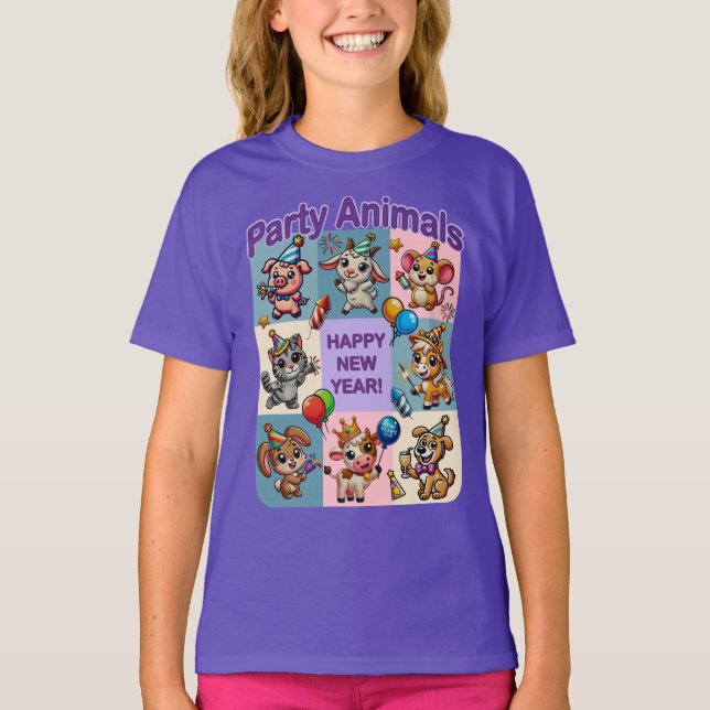 T-shirt Fêtards "Bonne Année" (Devant)