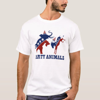 T-shirt Fêtards Démocrate et républicains
