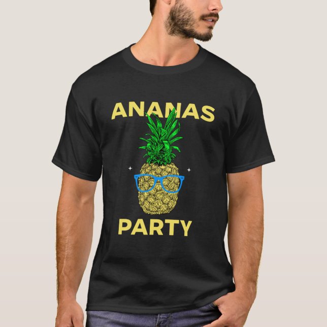 T-shirt Fête à l'Ananas (Devant)